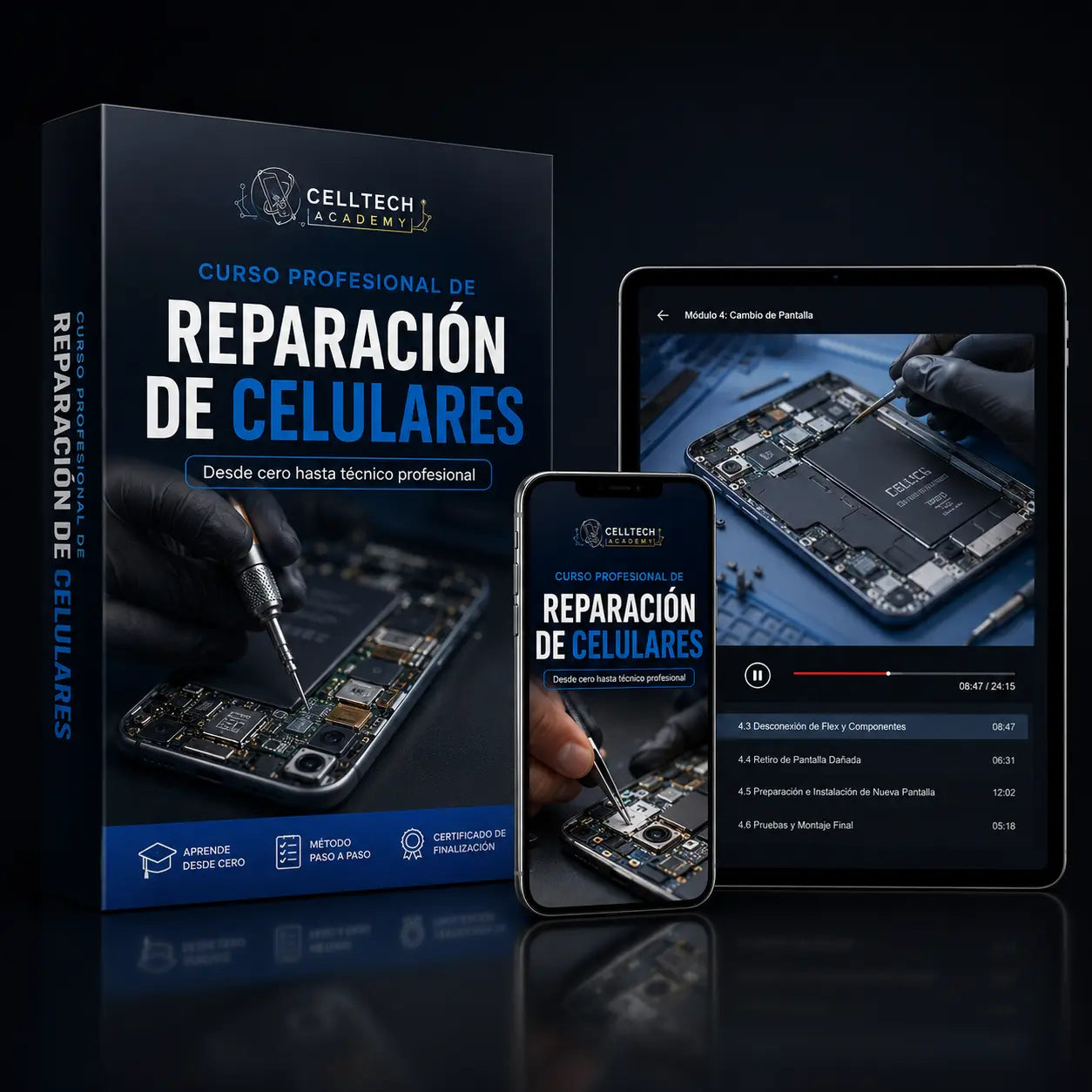 CellTech Academy | Curso Profesional de Reparación de Celulares
